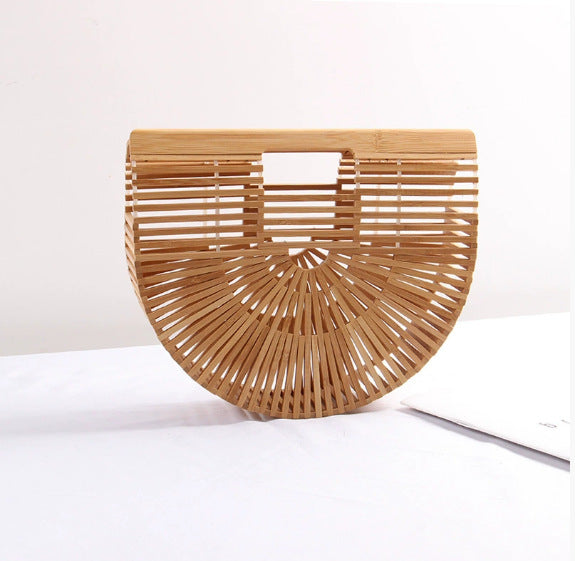 Damen Handtasche aus umweltfreundlichem Bambusmaterial Karnz
