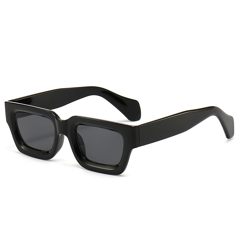 Damen trendige Sonnenbrille mit robustem und transparentem Rahmen Karnz