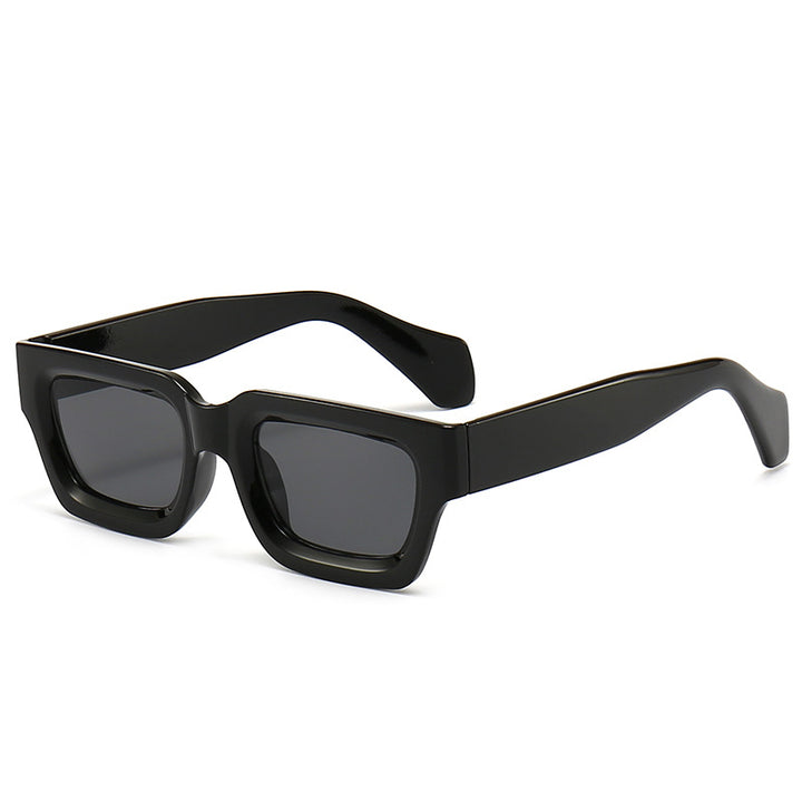 Damen trendige Sonnenbrille mit robustem und transparentem Rahmen Karnz