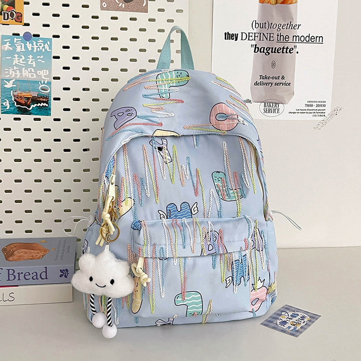 Spaß gemusterter Schulrucksack