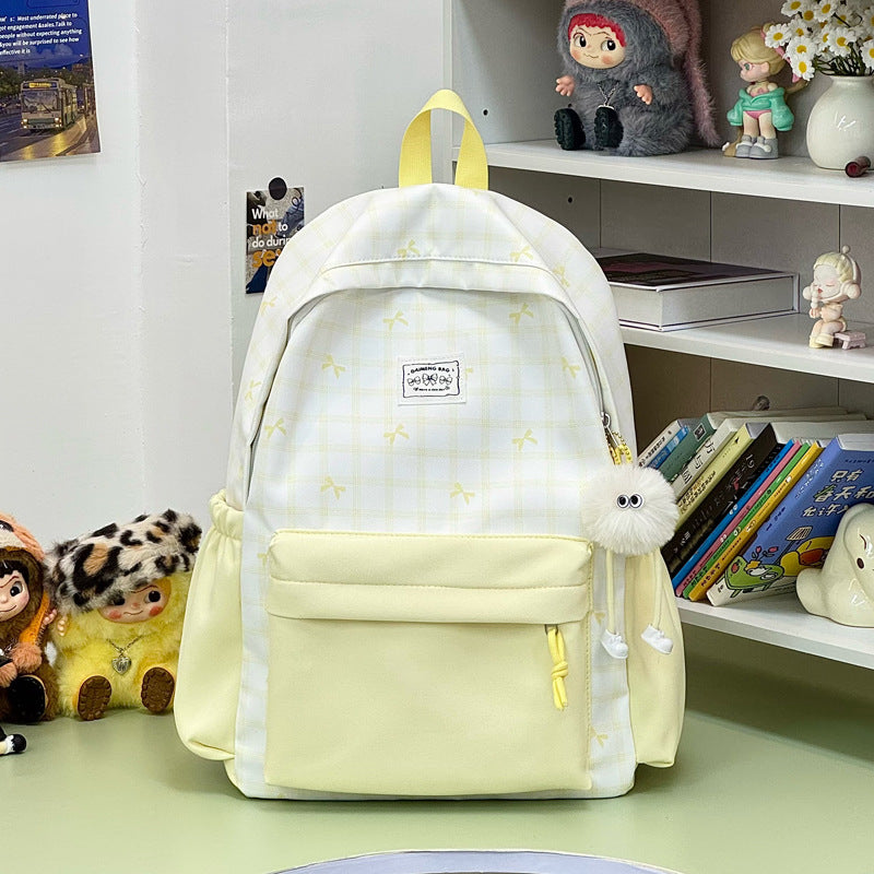 Stylischer kariert Rucksack