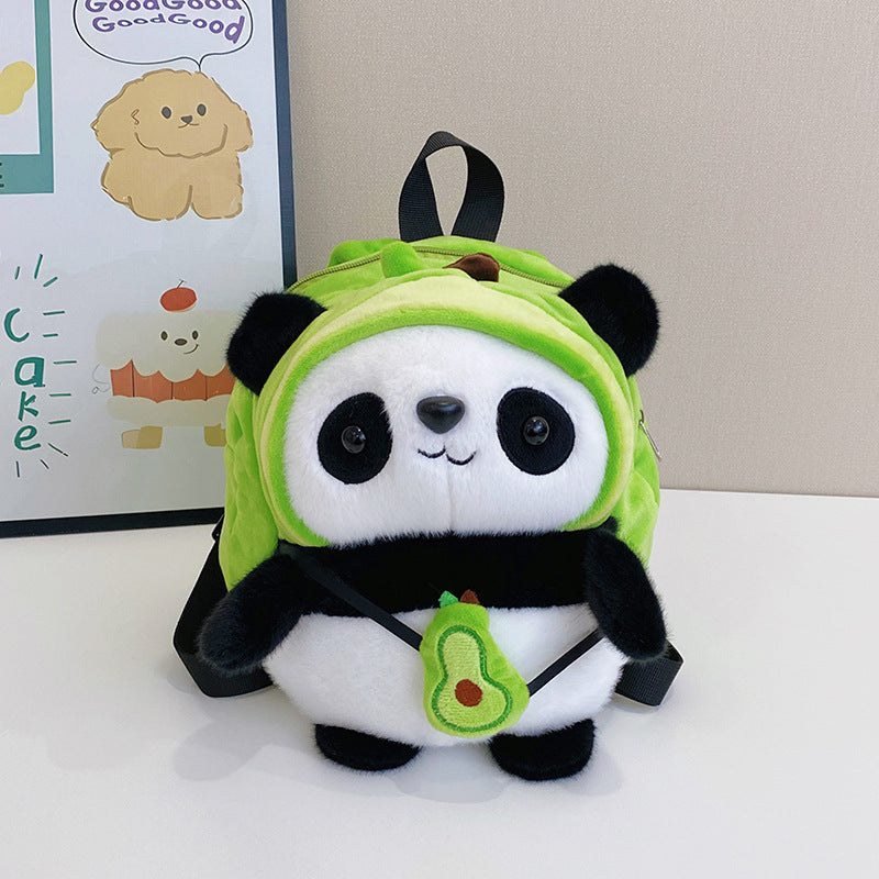 Plüsch-Rucksack mit Panda-Design Karnz