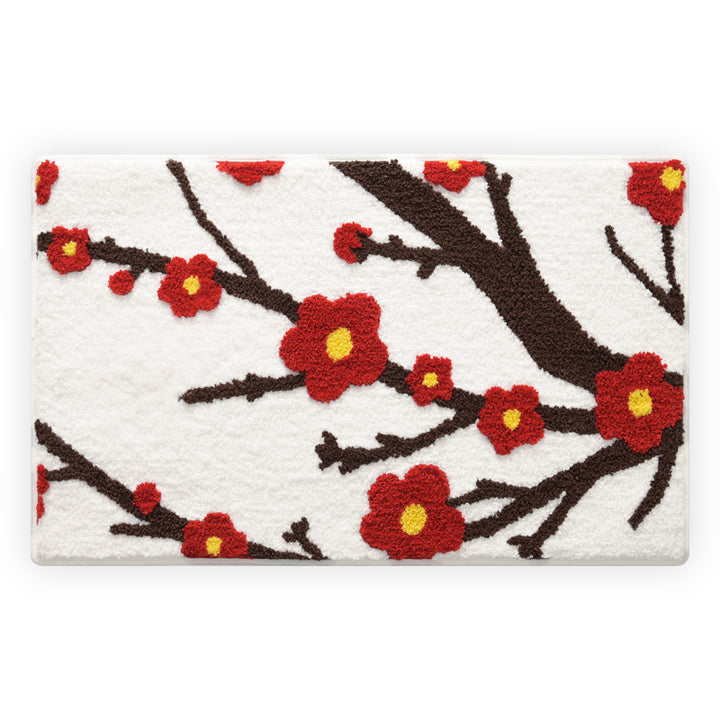 Floral Design Badezimmermatte Karnz