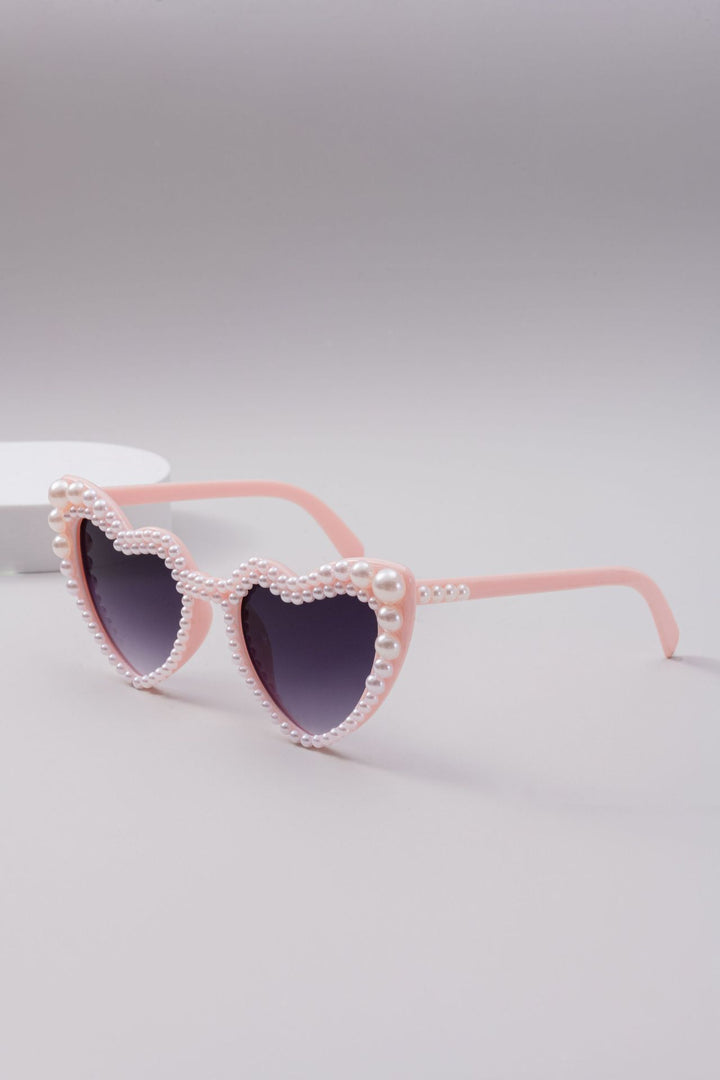 Damen Designer-Sonnenbrille mit Perlenrahmen von Karnz