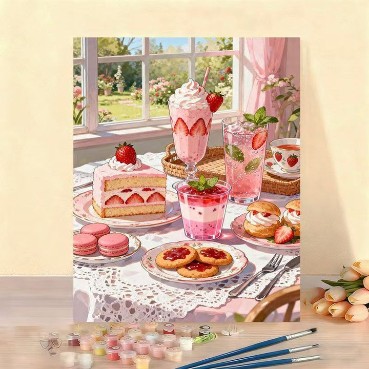 Gourmet Dessert Kunstleinwand Kit Karnz