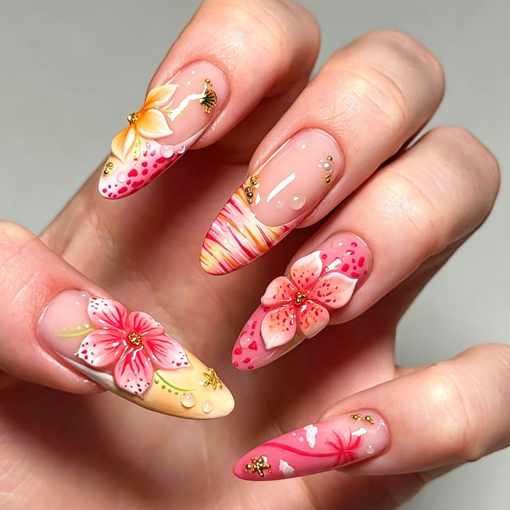 Luxus Nagelkunst-Set mit galaktischen Motiven Karnz