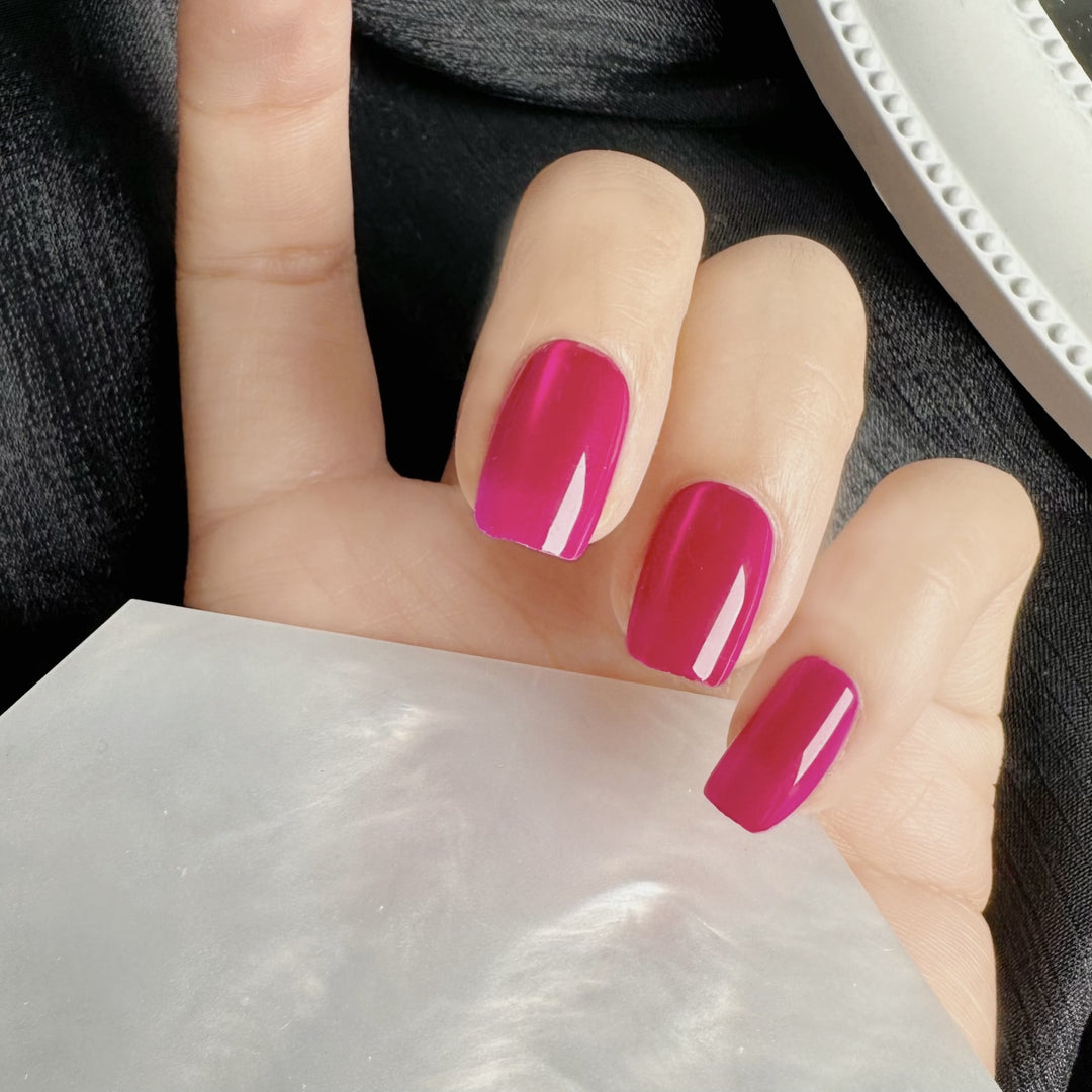 Glänzendes Press-On-Nagelset
