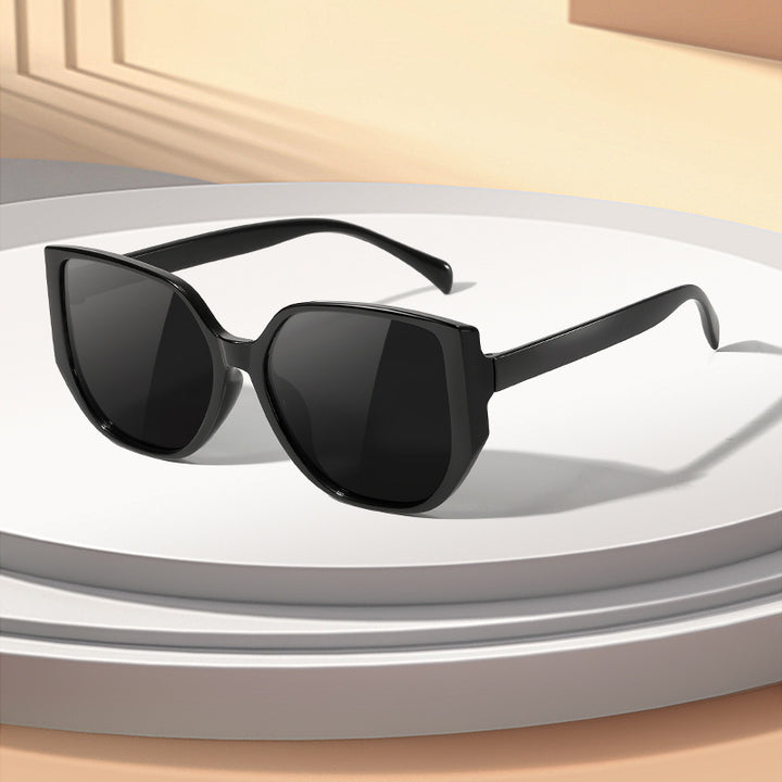 Oversized Geometric Frame Sonnenbrille Karnz