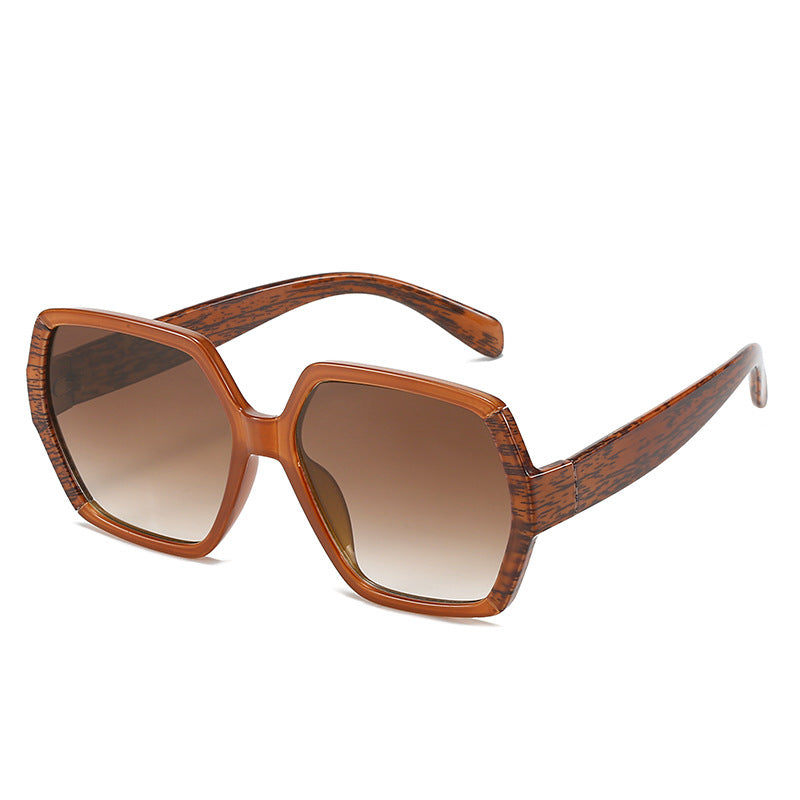 Damen stilvolle Oversized-Sonnenbrille mit elegantem eckigem Rahmen Karnz