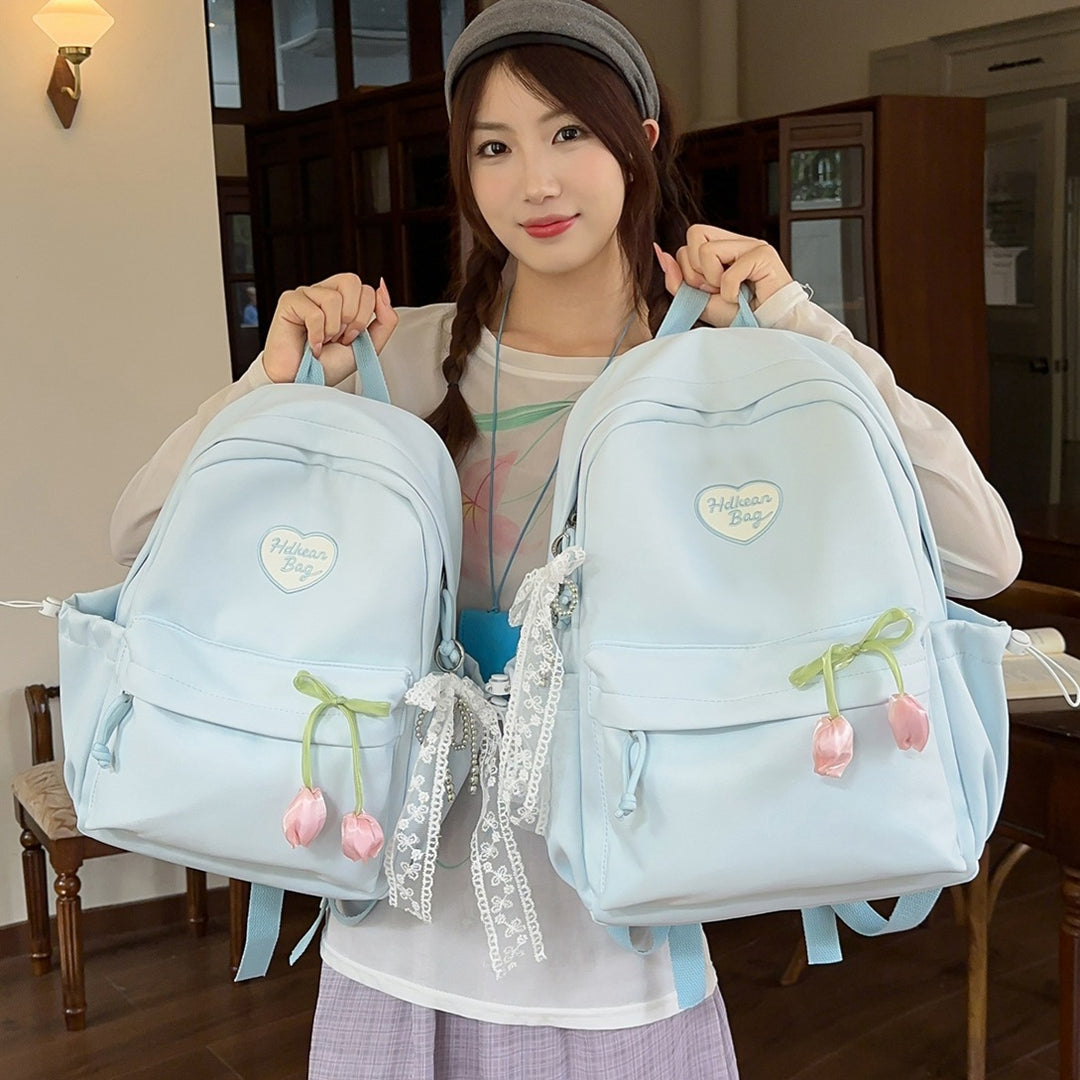 Blumenverzierte Freizeit-Rucksack Karnz