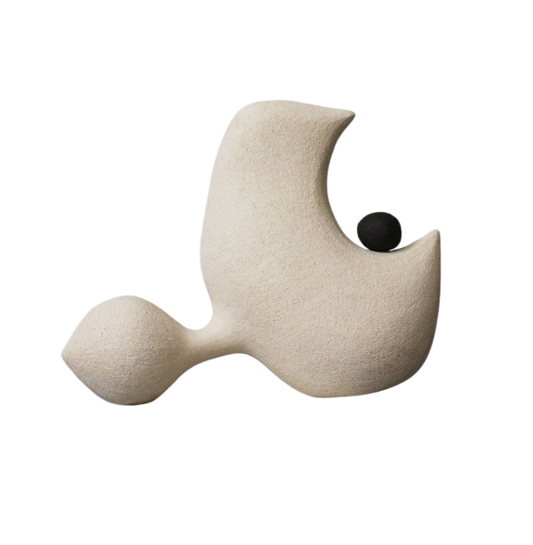 Abstracte Welle Skulptur
