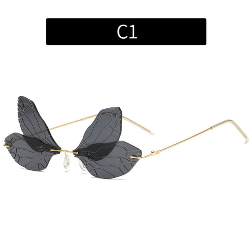Künstlerische Schmetterlingsrahmen-Sonnenbrille