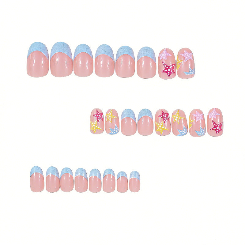 Künstlerische Seestern Nagelkunst Karnz