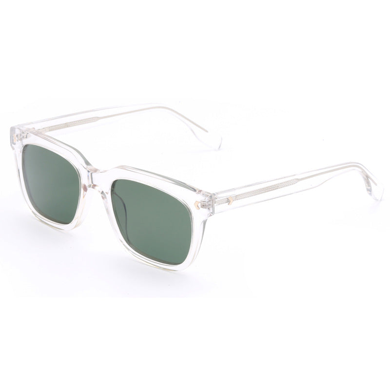 Damen modische oversized Sonnenbrille mit innovativem Kunststoffgestell Karnz