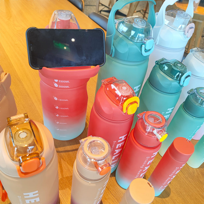 Damen vielseitige Trinkflasche mit praktischem Klappdeckel Karnz