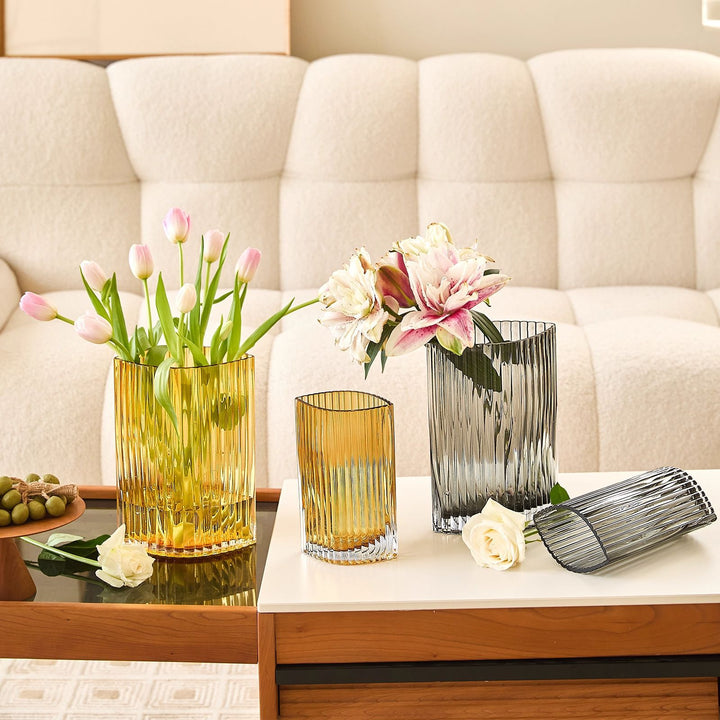 Dekorat vase aus glas