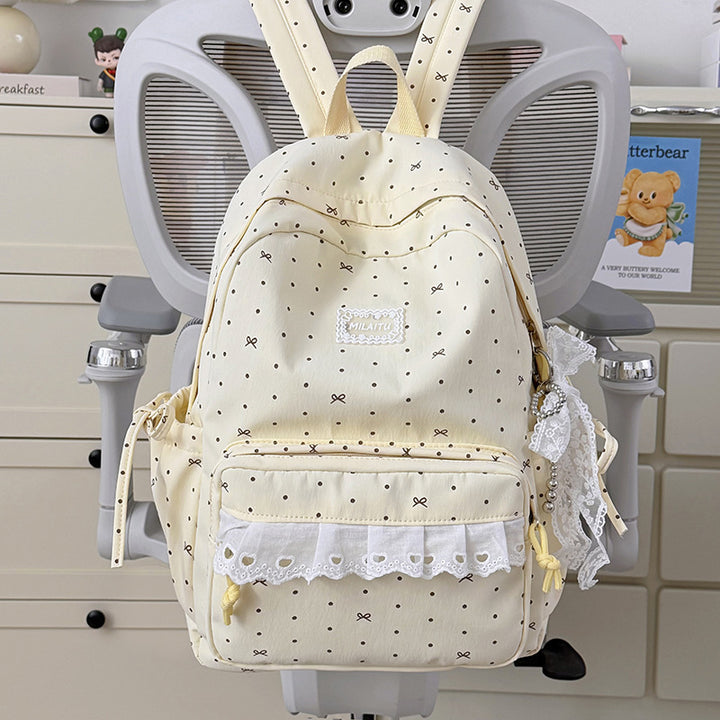 Charmanter Rucksack mit Schleifenverzierung