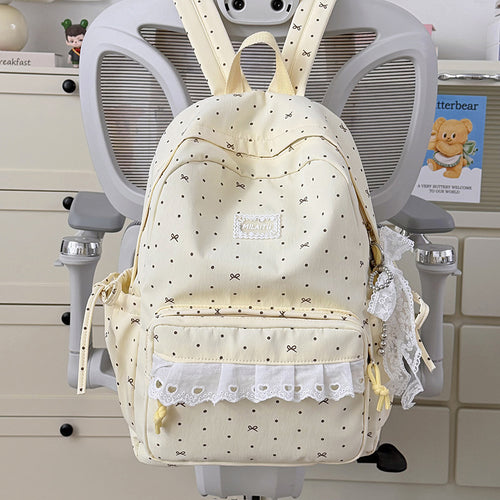 Charmanter Rucksack mit Schleifenverzierung