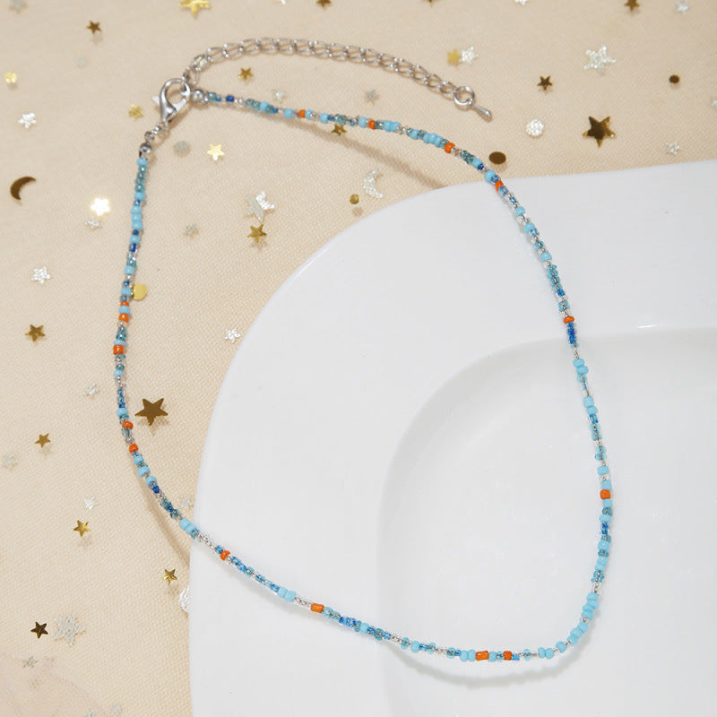Handgefertigtes Perlen Choker Halsband Karnz