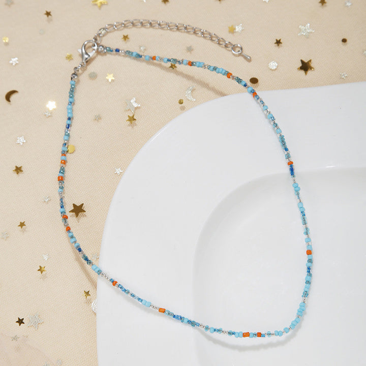 Handgefertigtes Perlen Choker Halsband Karnz