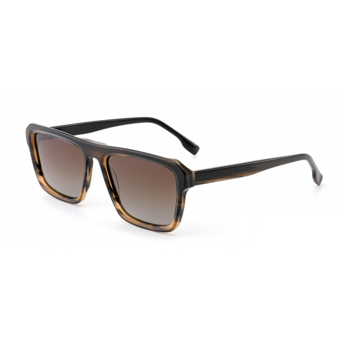 Damen modische Sonnenbrille mit modernem, breiten Rahmen und hochgradigem UV-Schutz Karnz