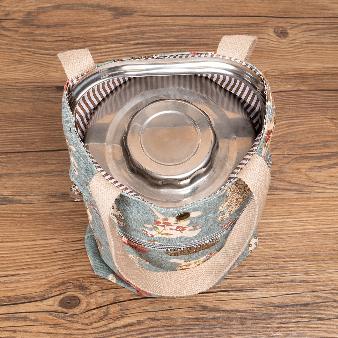 Katzenmotiv isolierte Lunch-Tasche Karnz