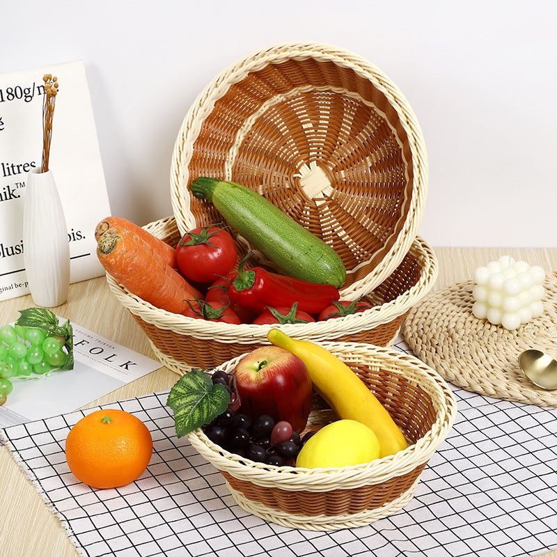 Artisan Woven Serving Bowl Karnz