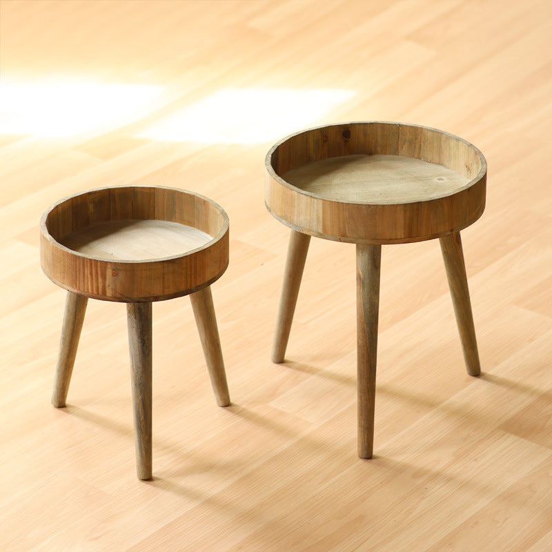 Moderner Beistelltisch aus Holz Karnz