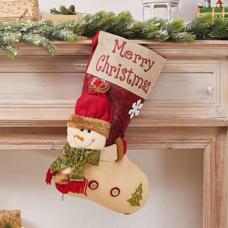 Festlicher Weihnachtsstrumpf Karnz