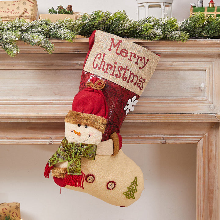 Festlicher Weihnachtsstrumpf Karnz