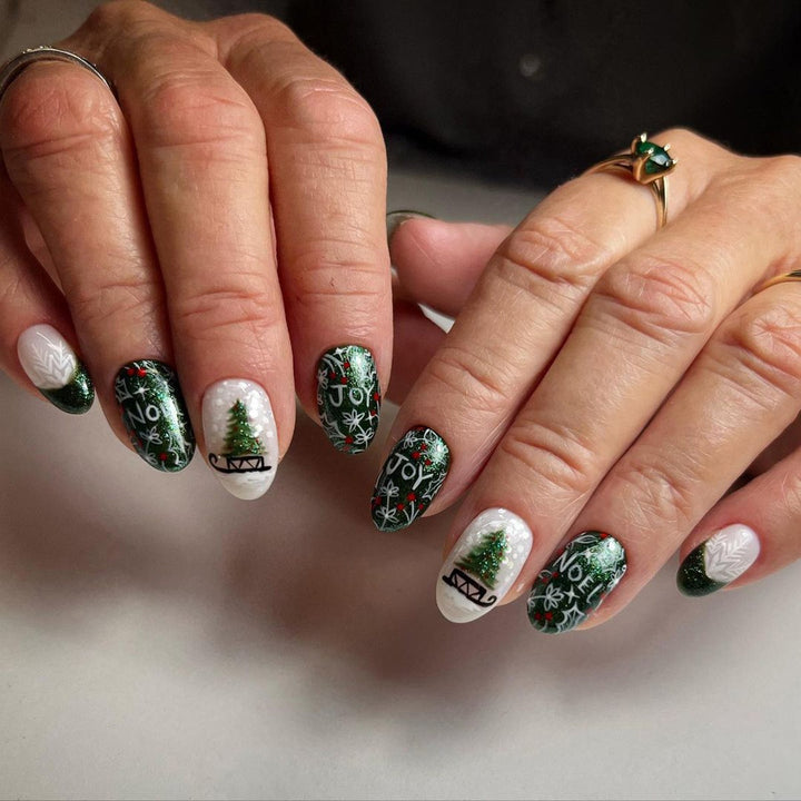 Urlaubs-Themen Press-On Nail Art Karnz