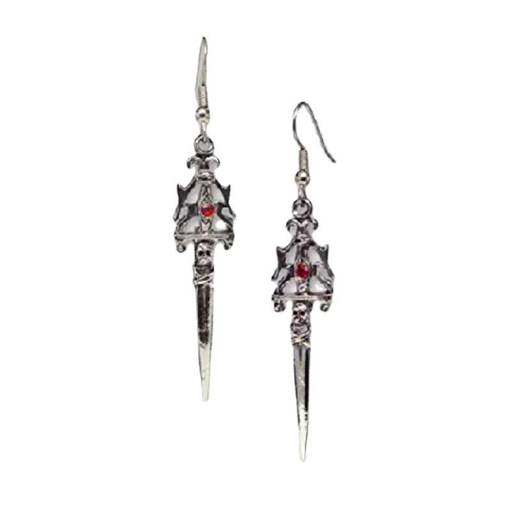 Gothic Statet Skull Ohrringe Karnz