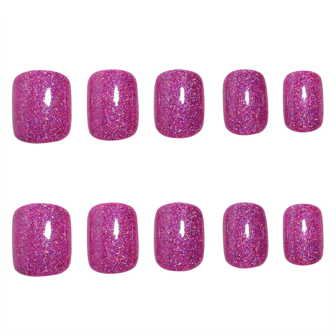 Glitzernde Press-On-Nagelspitzen Karnz