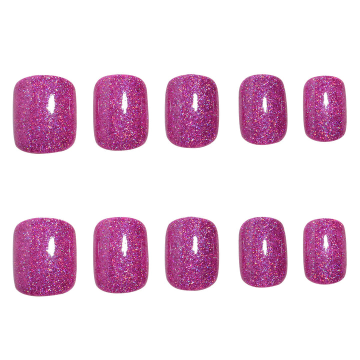Glitzernde Press-On-Nagelspitzen Karnz