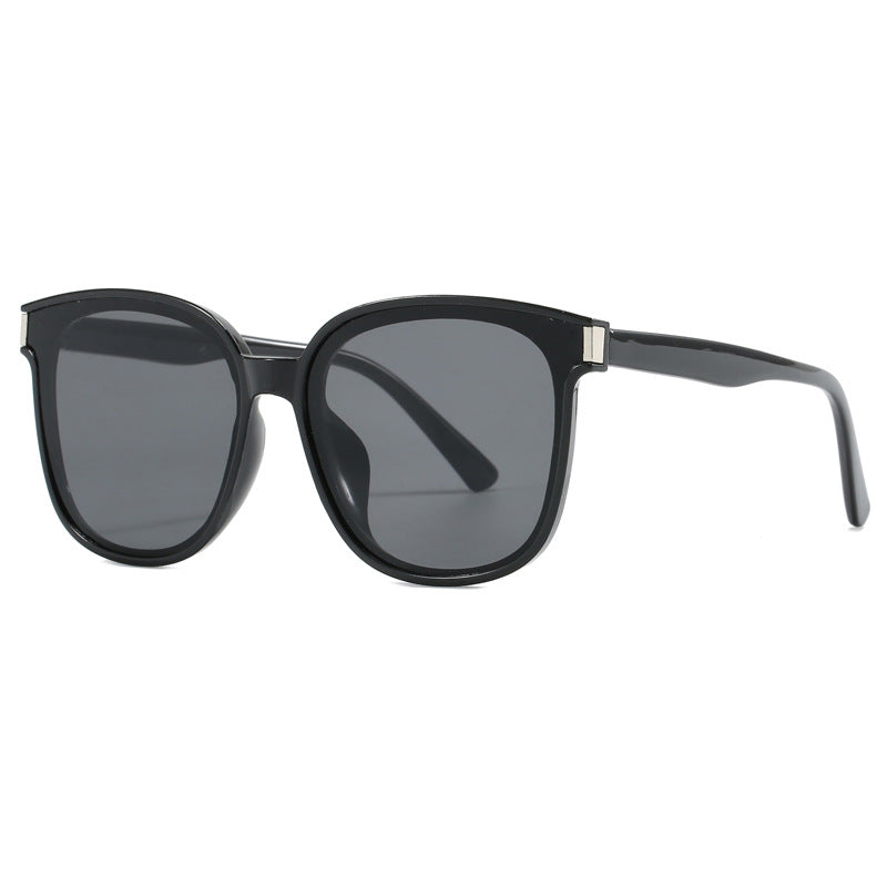 Damen modische Sonnenbrille mit hochwertigem, transparentem Kunststoffrahmen Karnz
