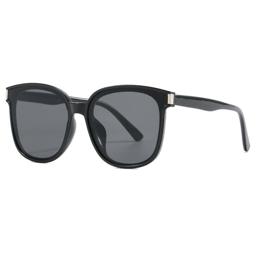Damen modische Sonnenbrille mit hochwertigem, transparentem Kunststoffrahmen Karnz
