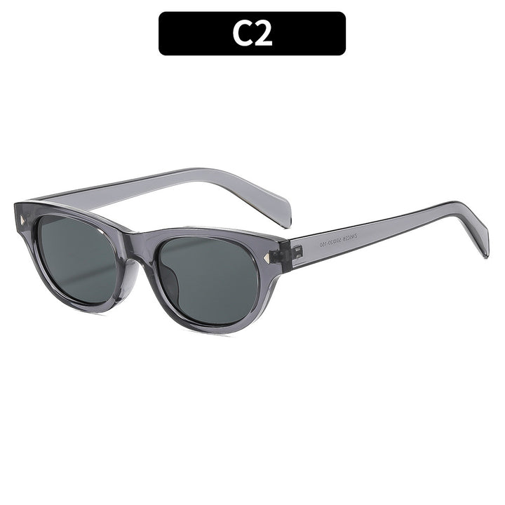 Zeitgenössische stilvolle rechteckige Sonnenbrille