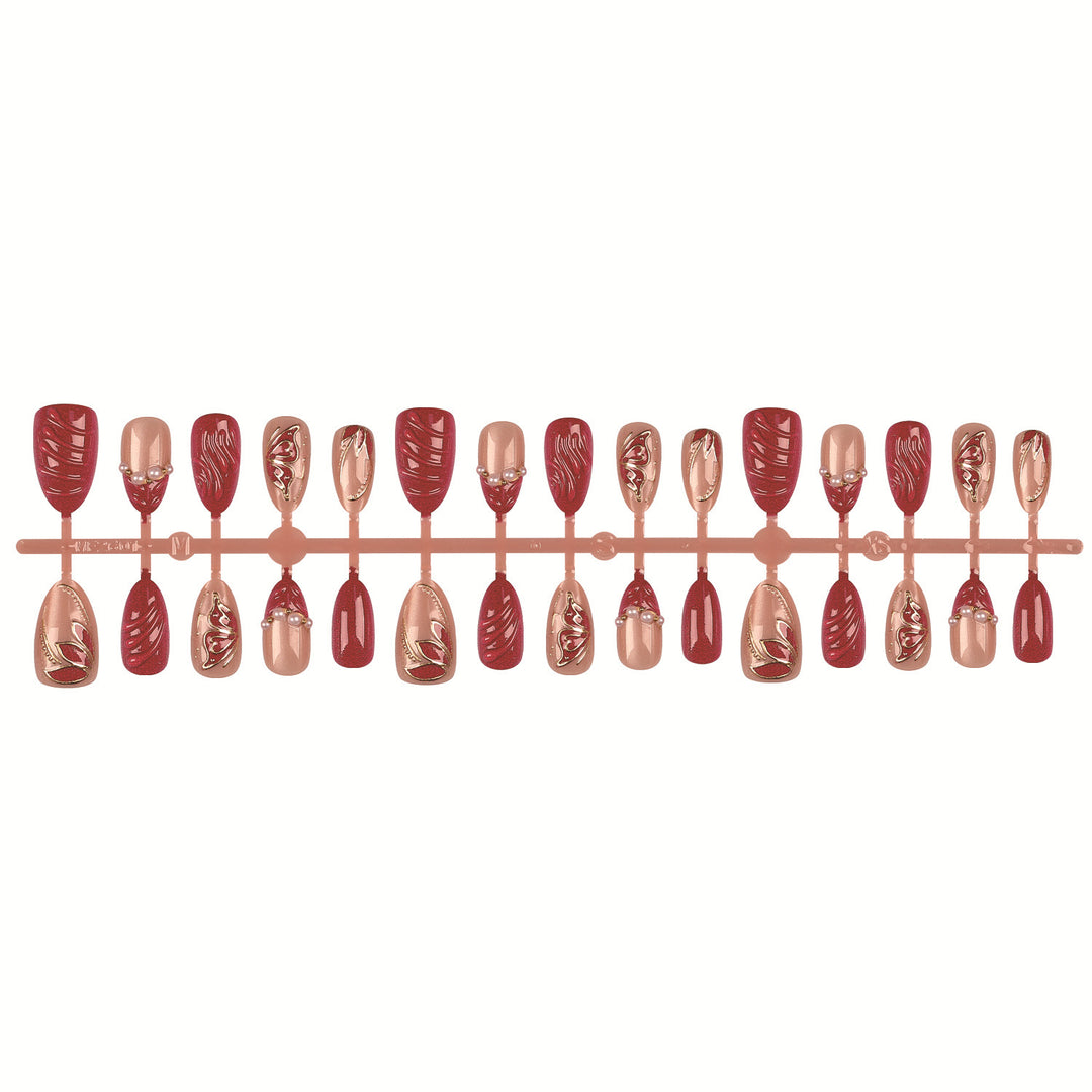 Elegantes Press-On Nail Art Set  1790956123