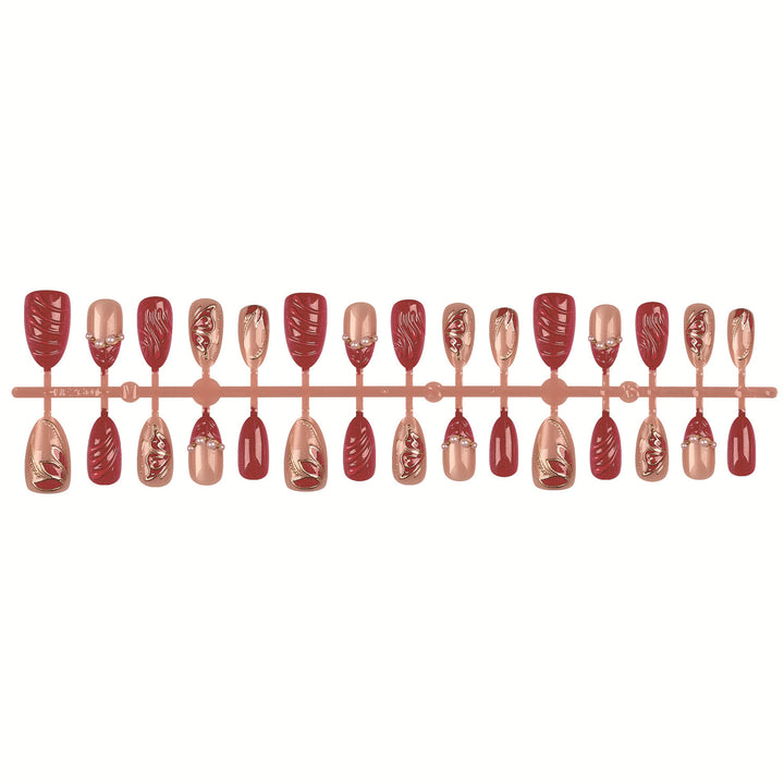 Elegantes Press-On Nail Art Set  1790956123
