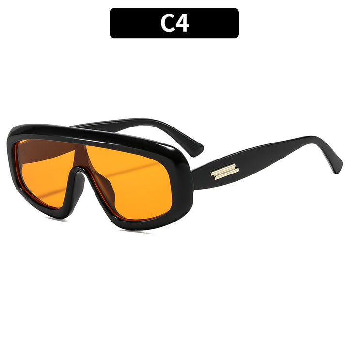 Futuristische Retro Schild Sonnenbrille