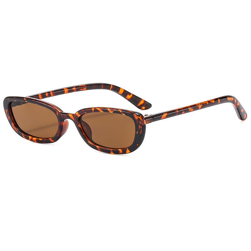 Damen stylische Oval-Sonnenbrille Karnz