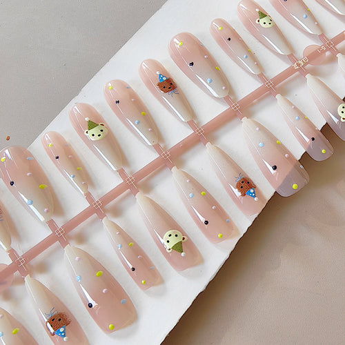 Künstliche Fingernägel Im Verspielten Tier-Design Karnz