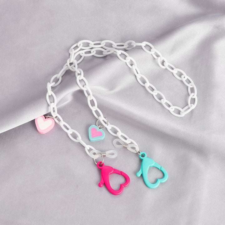 Stylische Herz-Themen Brillen Kette Karnz