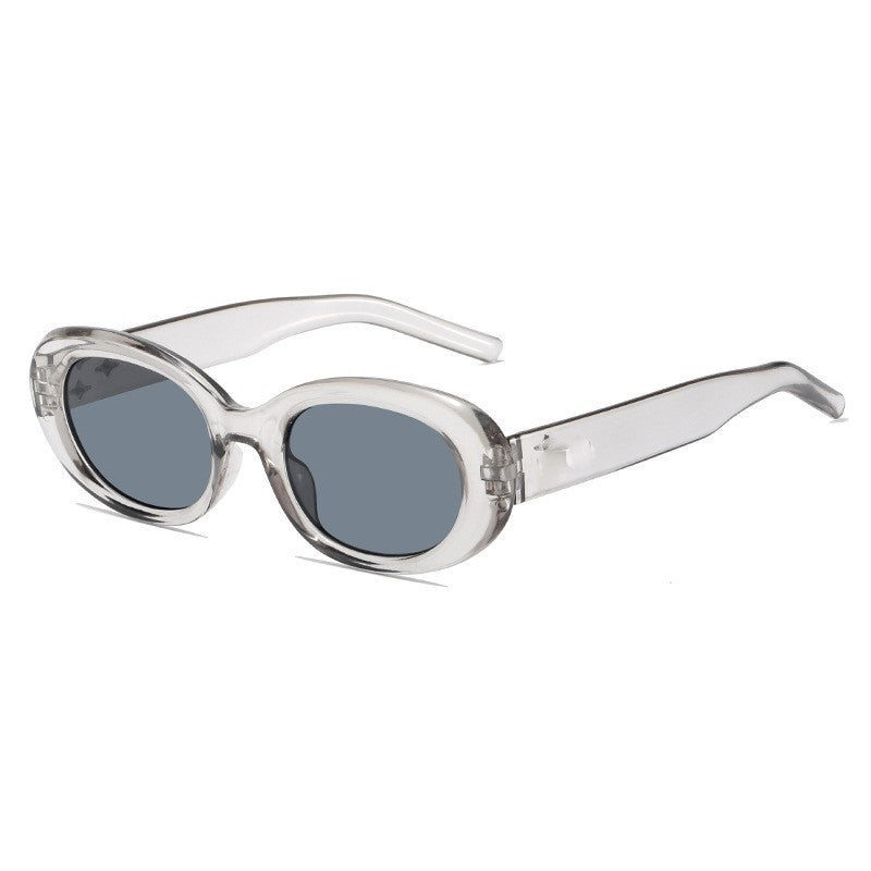 Modische ovale Sonnenbrille Karnz