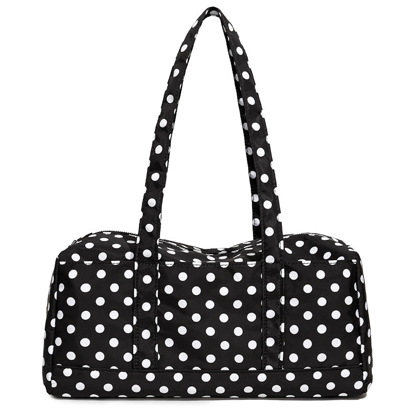 Funktionale gepunktete Wochenendreisetasche