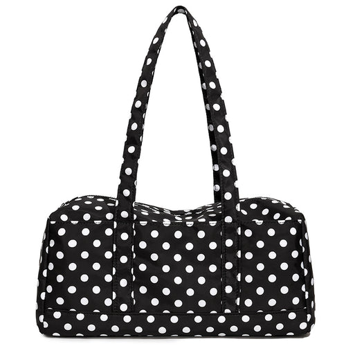 Funktionale gepunktete Wochenendreisetasche
