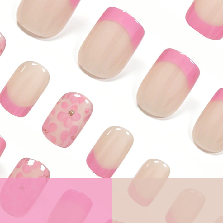 Elegantes Florales Nagelkunst Design Kit Karnz