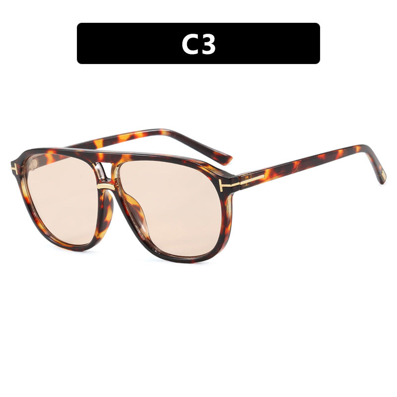 Damen quadratische Sonnenbrille mit luxuriösem Schildkrötenmuster und polarisierenden Gläsern Karnz