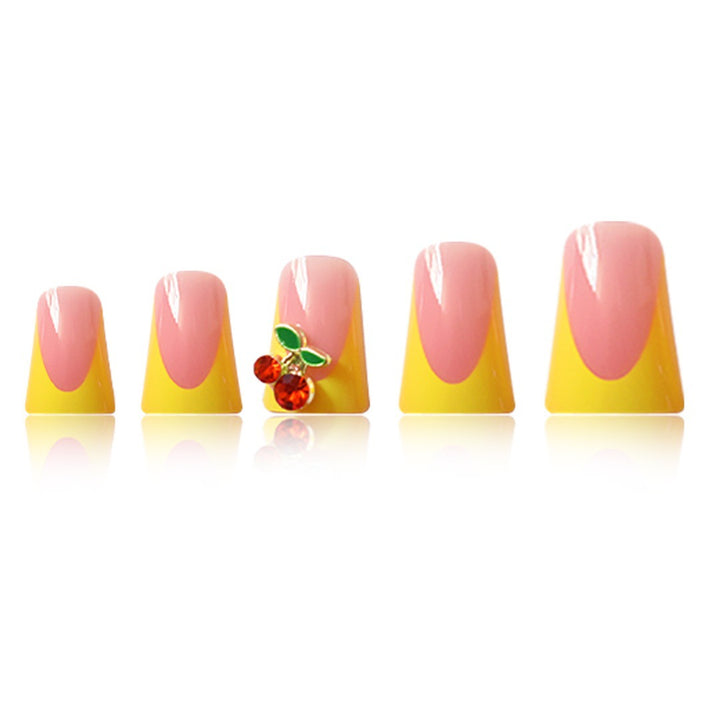 Premium Künstlerische Florale Press-On Nagelverlängerungen Karnz