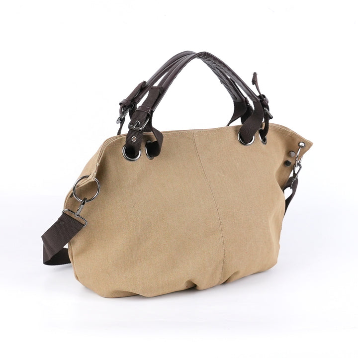 Stilvolle Canvas-Handtasche mit mehreren Fächern Karnz